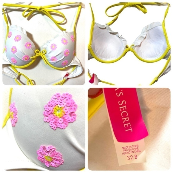 VICTORIAS SECRET lot 5 Bikini Tops Bottoms Mixed - Picture 5 of 7